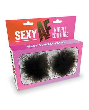 Sexy Af Nipple Couture Marabou Pastie