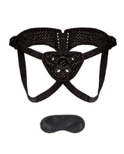 Lux Fetish Diamond Velvet Strap-on Corset