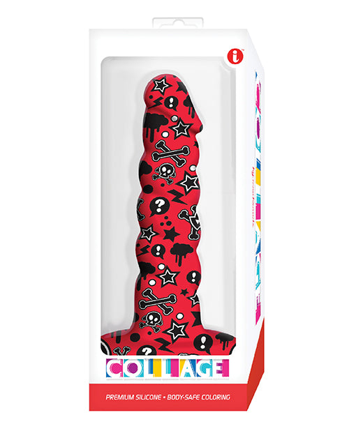 Collage Curvy Silicone Dildo