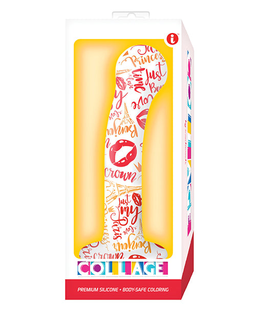 Collage Curvy Silicone Dildo