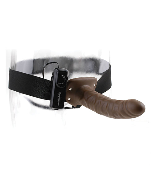 Fetish Fantasy Series 8" Vibrating Hollow Strap On
