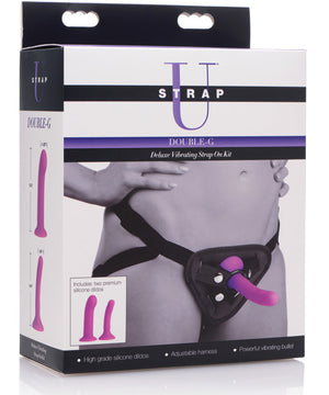 Strap U Double G Deluxe Vibrating Strap-On Kit