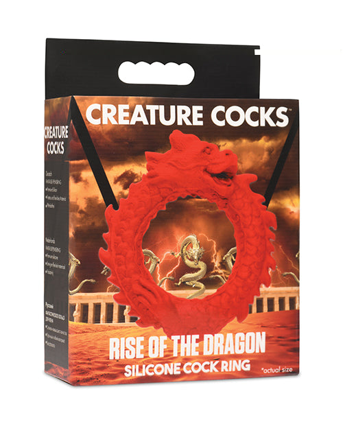 Creature Cocks Rise Of The Dragon Silicone Cock Ring