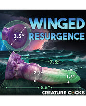 Creature Cocks Aqua Phoenix Silicone Dildo