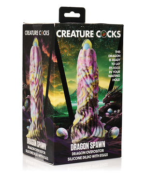 Creature Cocks Dragon Spawn Dragon Ovipositor Silicone Dildo w/Eggs