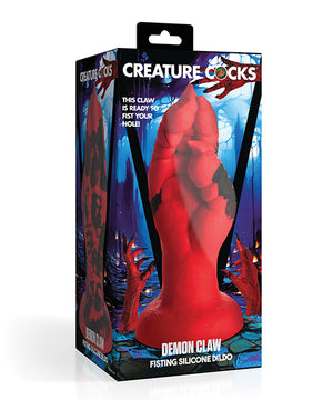 Creature Cocks Demon Claw Fisting Silicone Dildo - Red