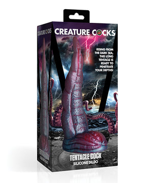 Creature Cocks Tentacle Cock Silicone Dildo - Red/Blue