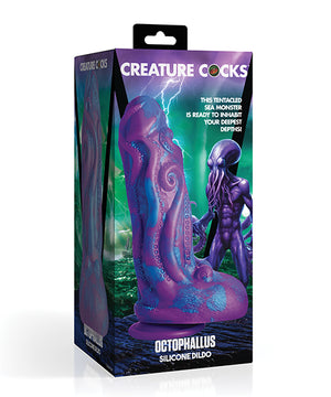 Creature Cocks Octophallus Silicone Dildo - Purple/Blue