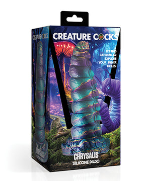 Creature Cocks Chrysalis Silicone Dildo - Multi Colors