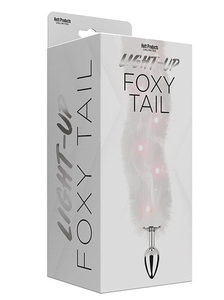 Foxy Tail Light Up Faux Fur Butt Plug