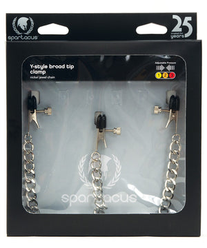 Y-style Broad Tip Nipple Clamps & Clit Clamp