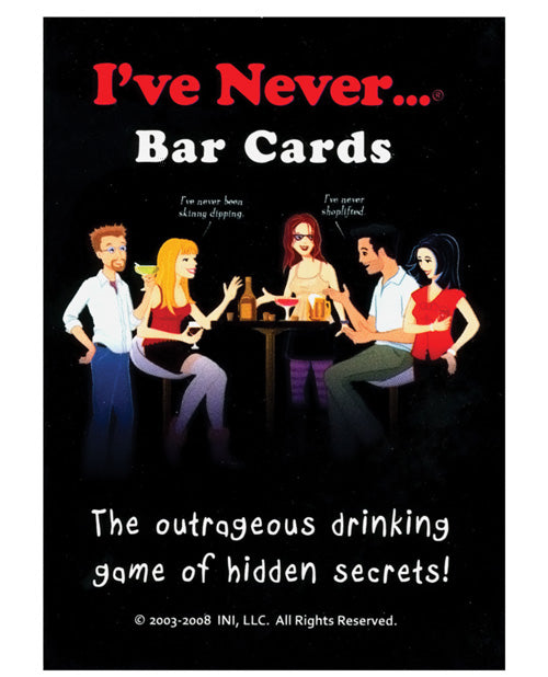 'i've Never Bar Cards