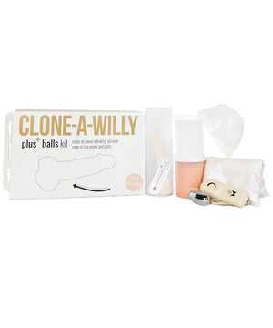 Clone-a-willy Plus+ Balls Kit - Light Tone