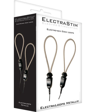 Electrastim Accessory - Metallic Adjustable Cock Loops