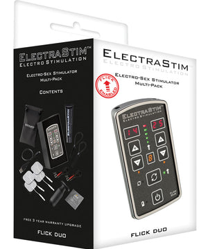 Electrastim Flick Duo Stimulator Multi Pack Em80-m