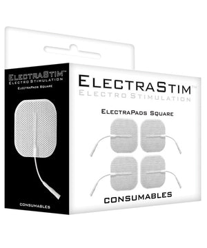 Square Self Adhesive Pads (pack Of 4)  Electrastim Accessory