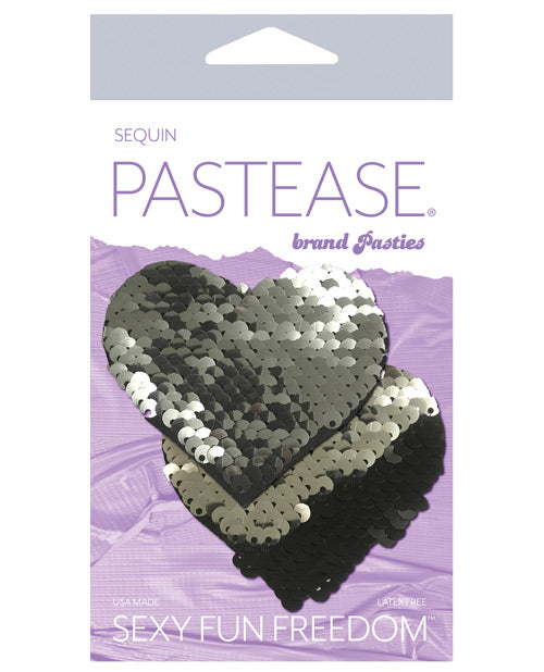 Pastease Premium Color Changing Flip Sequins Hearts