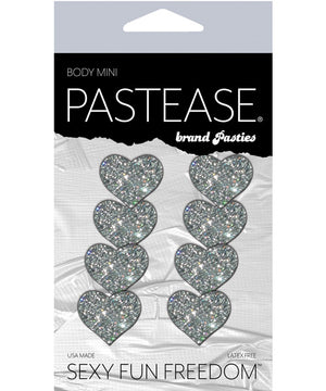 Pastease Premium Mini Glitter Hearts 8Pack