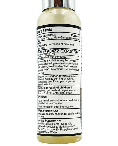 Higher Control Climax Control Gel W-hemp Seed Oil