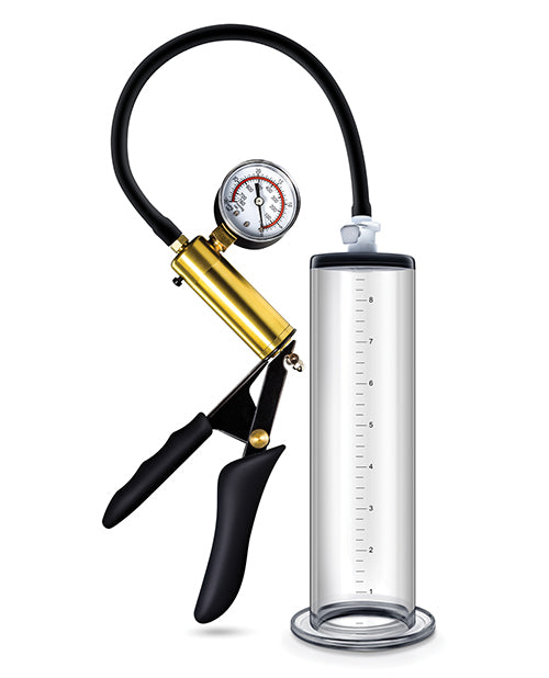 Blush Performance Vx6 Vacuum Penis Pump W-brass Pistol & Pressure Gauge