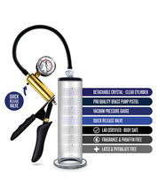 Blush Performance Vx6 Vacuum Penis Pump W-brass Pistol & Pressure Gauge