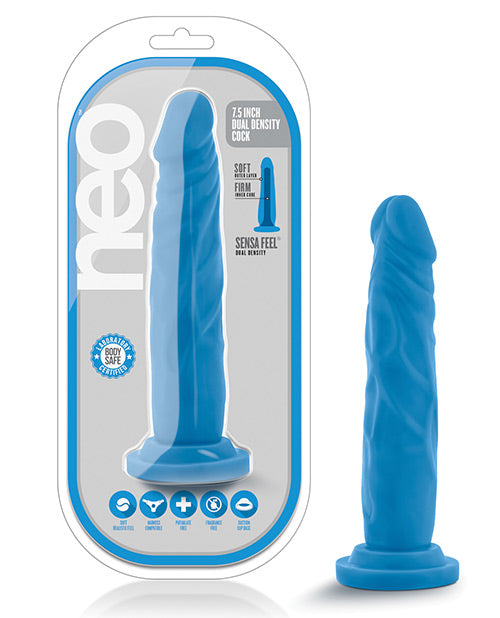 Blush Neo 7.5" Dual Density Cock