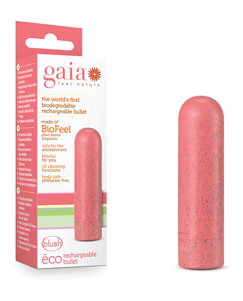 Blush Gaia Eco Rechargeable Bullet Adult Vibrator