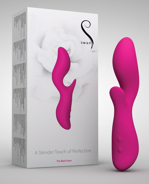 Pink Silicone The Black Swan Adult Vibrator
