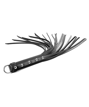 Black Spartacus 30 inch Strap Whip for Sex Play