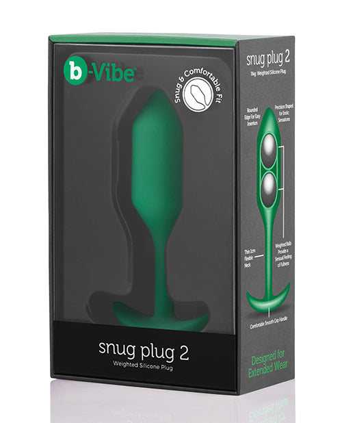 B-vibe Weighted Snug Plug 2 - 114 G
