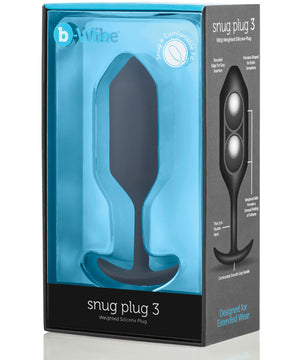 B-vibe Weighted Snug Plug 3 - 180 G