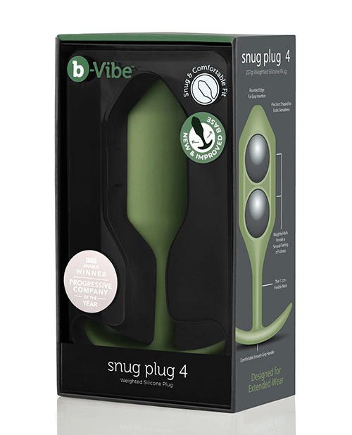B-vibe Weighted Snug Plug 4 - 256 gram