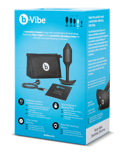 B-vibe Vibrating Weighted Snug Plug 112g