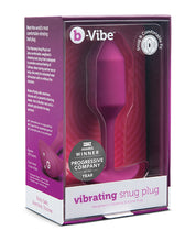 B-vibe Vibrating Weighted Snug Plug 112g