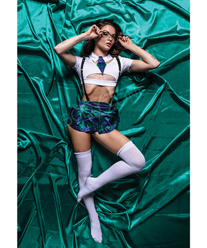 Role Play Sultry School Babe 6 Pc Set Green