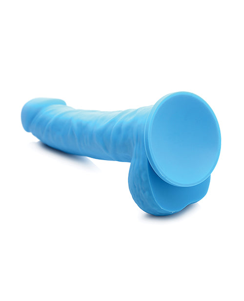 Blue Curve Novelties Lollicock 7 inch Silicone Dildo with Balls