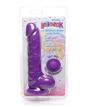 Blue Curve Novelties Lollicock 7 inch Silicone Dildo with Balls
