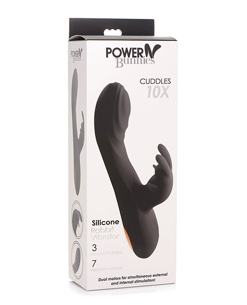 Curve Novelties Power Bunnies Cuddles 10x Silicone Rabbit Vibrator