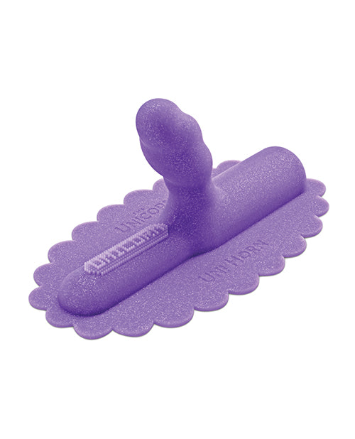 Purple Silicone The Cowgirl Unicorn Uni Horn Attachment