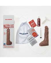 Bust It Squirting Realistic Cock W/1 Oz Nut Butter