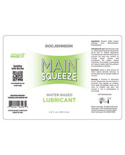 Main Squeeze Water-based Lubricants