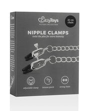Easy Toys Big Nipple Clamps W-chain