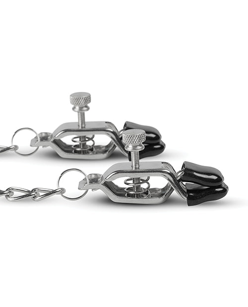 Easy Toys Big Nipple Clamps W-chain