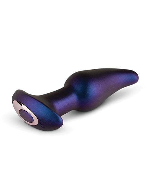 Purple Hueman Asteroid Rimming Anal Plug with Rotating Beads
