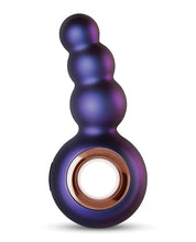 Purple Stylish Hueman Outer Space Vibrating Anal Plug