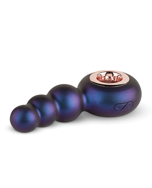 Purple Stylish Hueman Outer Space Vibrating Anal Plug