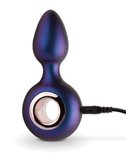 Purple Hueman Deep Space Vibrating Anal Plug