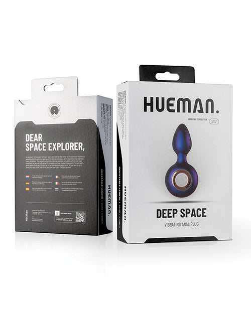 Purple Hueman Deep Space Vibrating Anal Plug