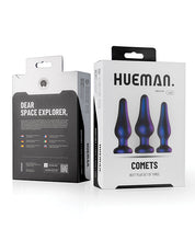 Purple Hueman Comets Butt Plug Set Of 3