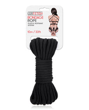 Black 33 Ft Durable Lux Fetish Bondage Rope 